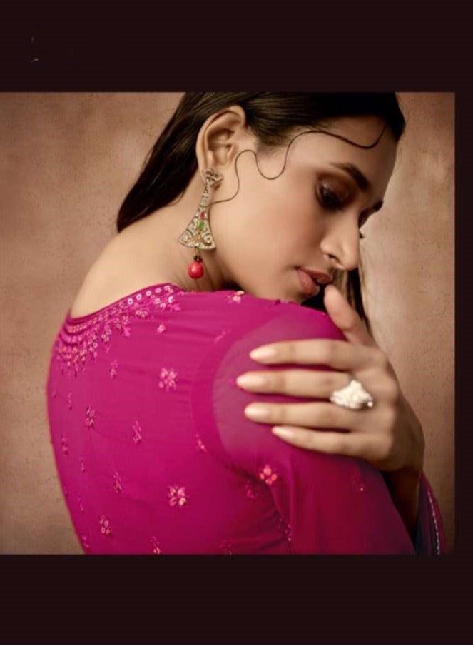 Readymade heavy dress with dupatta Free Size  - Image 4