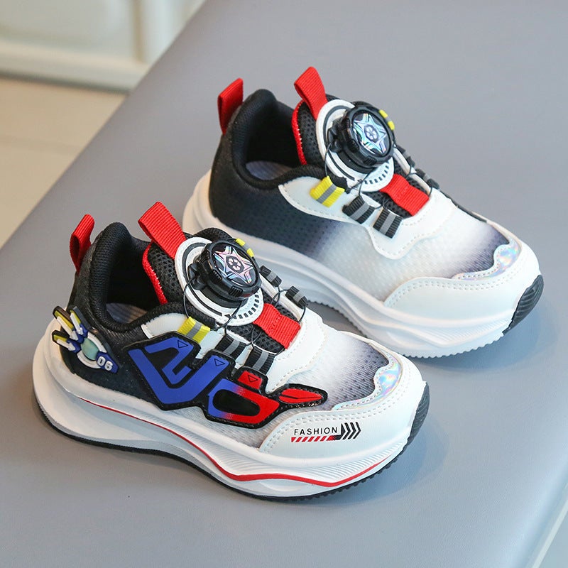 Mesh Sneakers Lightweight Flexible Sole Walking Shoes For Kids Indoor And Outdoor Activities - Image 4