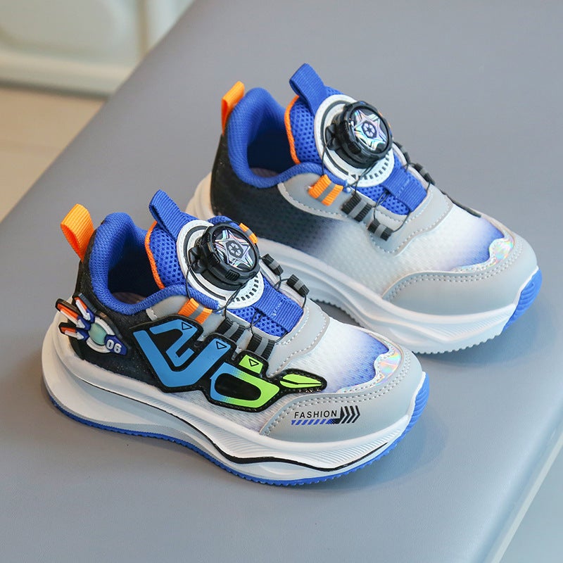 Mesh Sneakers Lightweight Flexible Sole Walking Shoes For Kids Indoor And Outdoor Activities - Image 2