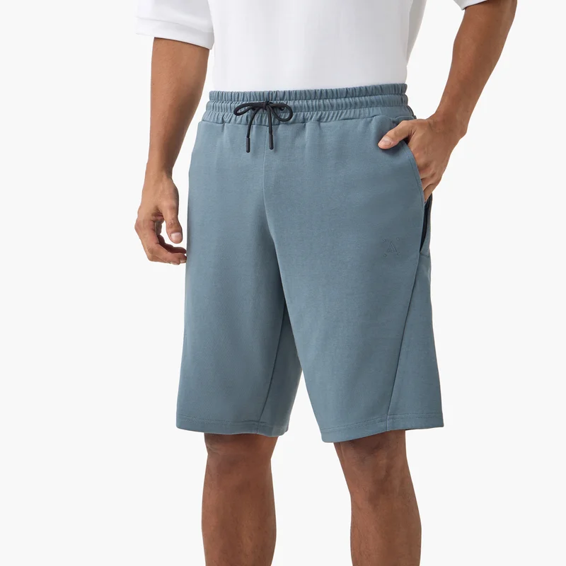 ADOT by Splash Panelled Performance Shorts with Drawstring Closure and Pockets