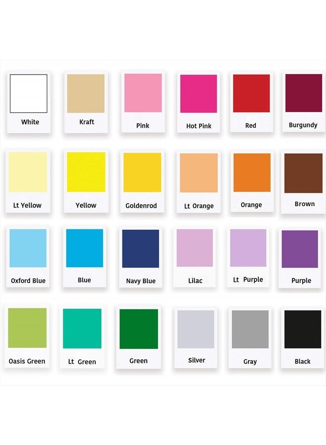 Satomoto 120 Sheets Colored Tissue Paper Bulk Wrapping Craft Paper 20 x 26 for Art Gift Tissue Decoration, 24 Colors - Image 2