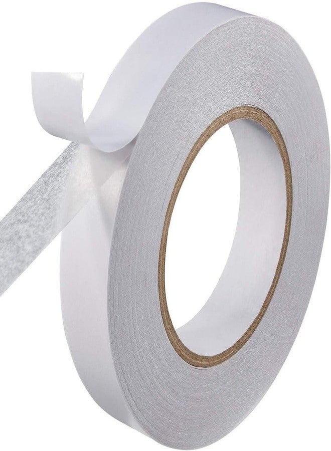 Beflix® Double Side Tissue Tape - 50 Meters in Length - 24mm / 1" Width - 1 Roll Per Pack - Easy Tear for Double Sided Adhesive Use, Best for Arts, Crafts, Photography, Scrapbooking - Image 1