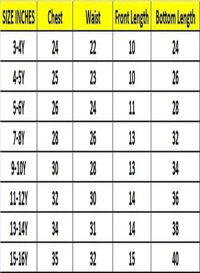 LILPICKS طقم شولي مزخرف مع ليهينغا مطبوعة للفتيات من ليلبيكس (سماء حمراء) (9-10 سنوات) - Image 2