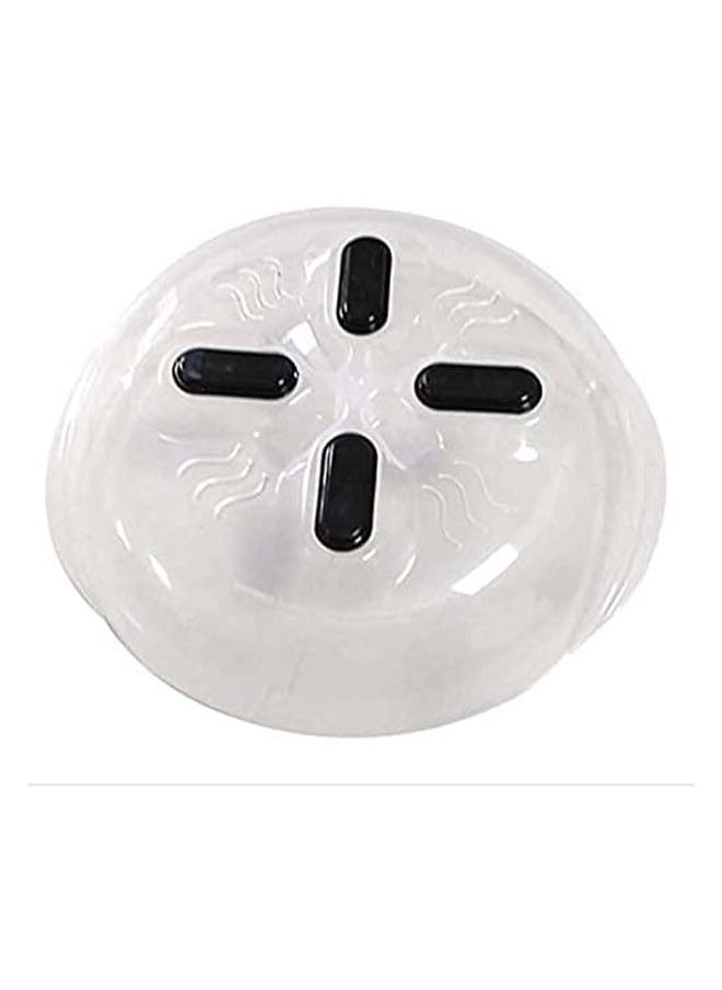 Generic Microwave Plate Cover Splatter Lid With Steam Vents & Strong Magnets | Safe Bpa Free | Anti Splatter Splash Guard Over Food Keeps Microwave Clean | Large Plastic  - Image 1