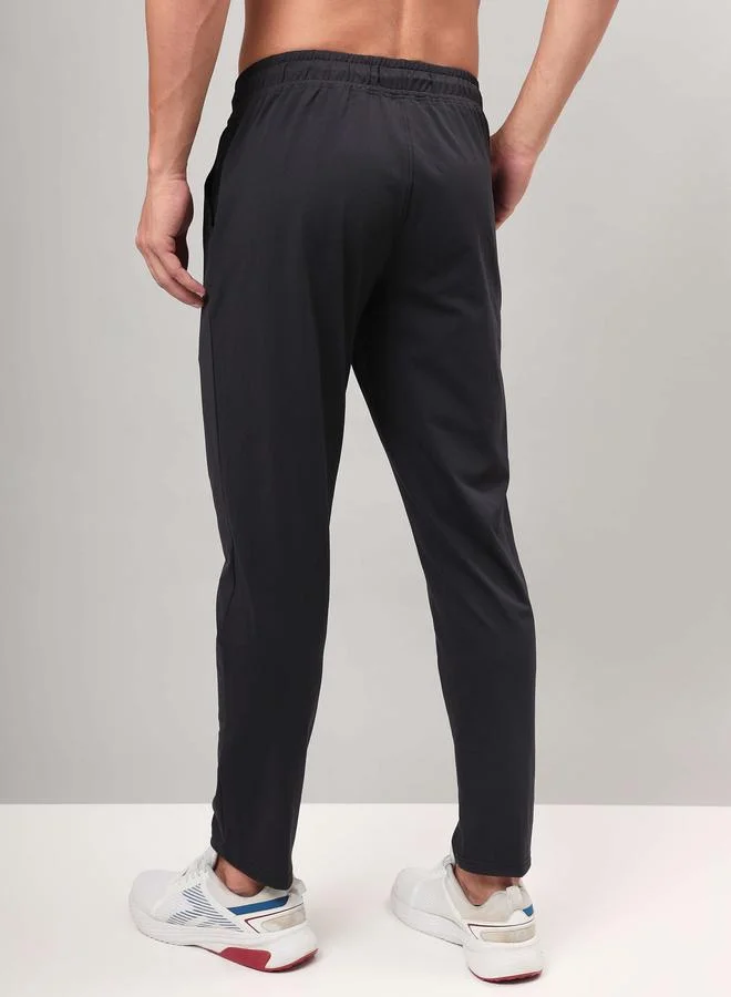 Technosport Technosport Men Solid Relaxed Fit Track Pants with Duracool+
