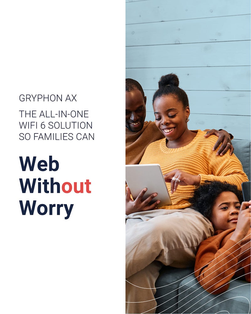 Gryphon AX – Ultra-Fast Mesh WiFi 6 Parental Control Router – Advanced Content Filters and Next-Gen Firewall - 4.3 Gbps Across 3,000 sq. ft. per Router for Multi-Device Households - Image 3