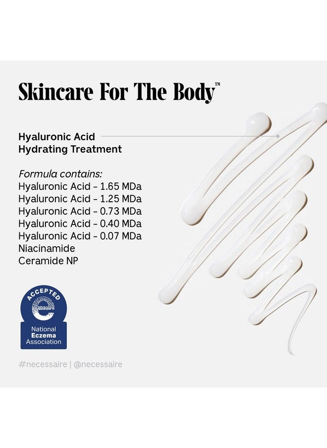 Necessaire The Body Serum - Hydrating Serum With Hyaluronic Acid, Niacinamide + Ceramides. Dermatologist-Tested. Hypoallergenic. Approved By The National Eczema Association. 150 Ml / 5.1 Fl Oz.  - Image 2