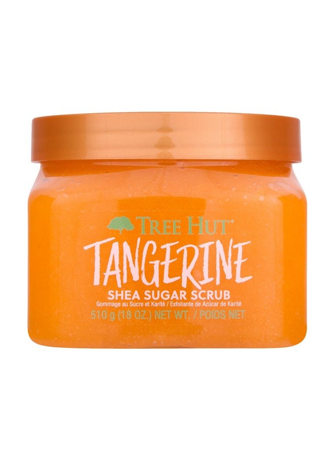 Tree Hut Tree Hut Tangerine Shea Sugar Scrub | Exfoliating Body Scrub Removes Dead, Dry Skin for a Soft & Hydrated Feel | Nourishing Essential Body Care | 18 fl oz.  - Image 1