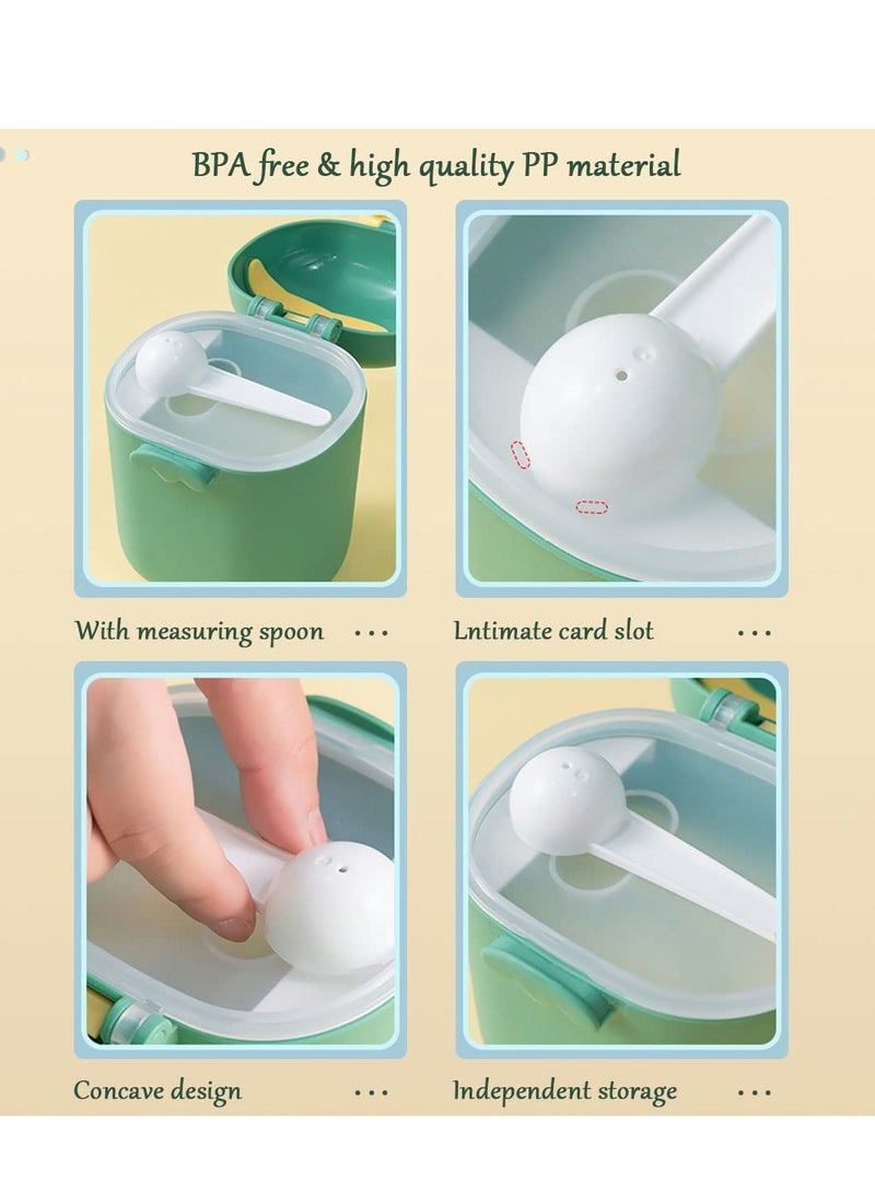 SOLARAE Milk Powder Dispensing Container, Green, 800 ML - Image 2