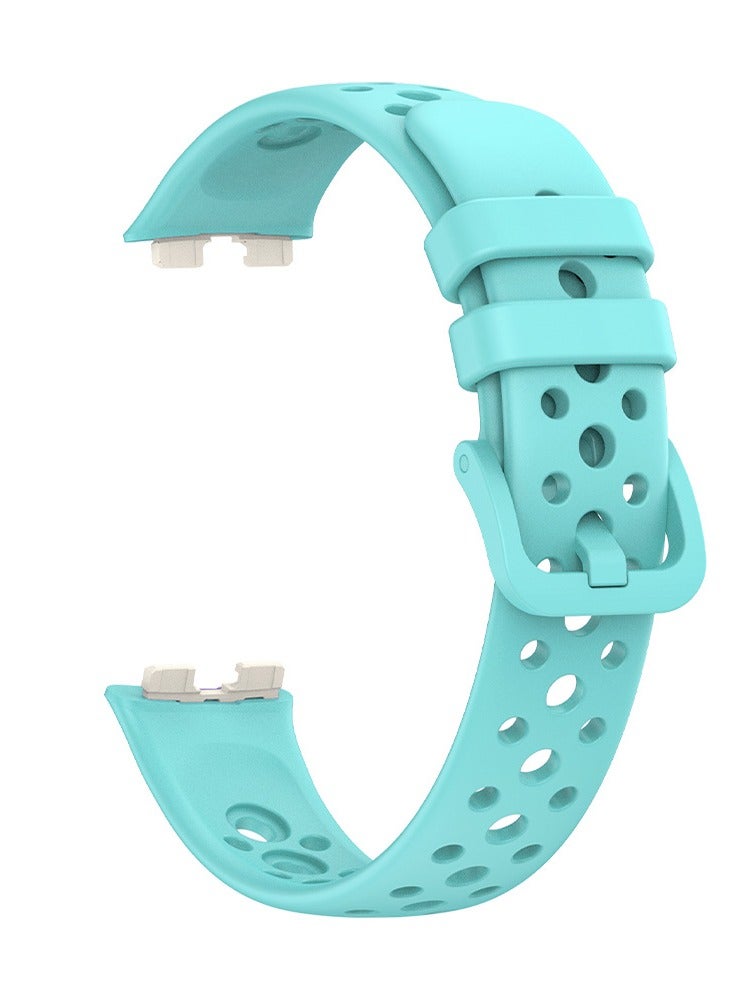 DTBG Soft Silicone Watch Straps, Suitable for Huawei Band 8, Band 9, Band 10 , Waterproof, Breathable and Adjustable Sports Watch Straps  - Image 3