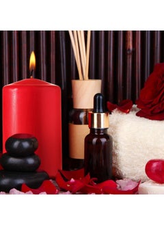 Lukadah Premium Quality Red Pillar Candles,SPA Candles,Party Candles,Unscented Candles,Decorative Candles (Pack of 6)  - Image 2
