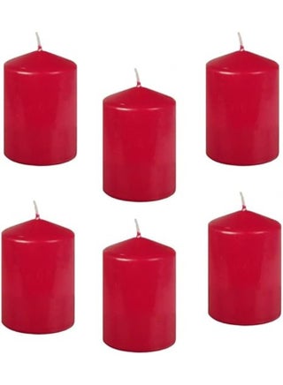 Premium Quality Red Pillar Candles,SPA Candles,Party Candles,Unscented Candles,Decorative Candles (Pack of 6) - pzsku/Z14AE71E45284D6666D21Z/45/1746388483/eea58d22-75b8-48ba-baca-5b1514da11d9