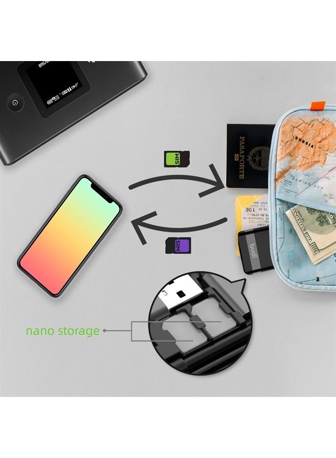 budi MFi Certified USB Type C Cable and 3 Types USB Adapter Combination Set USB Adapter Kit Cable Convertor Storage Box for Traveling Phone Pad Charging PC Computer Data Transfer