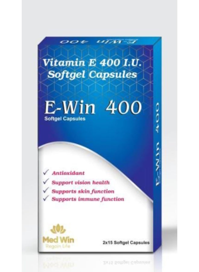 Medwin E‑Win 400 mg S/G Caps 30s