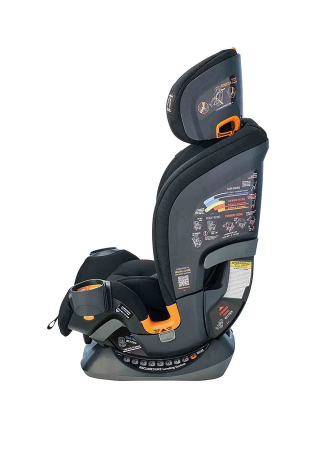 شيكو Onefit Cleartex All-In-One Car Seat, Obsidian