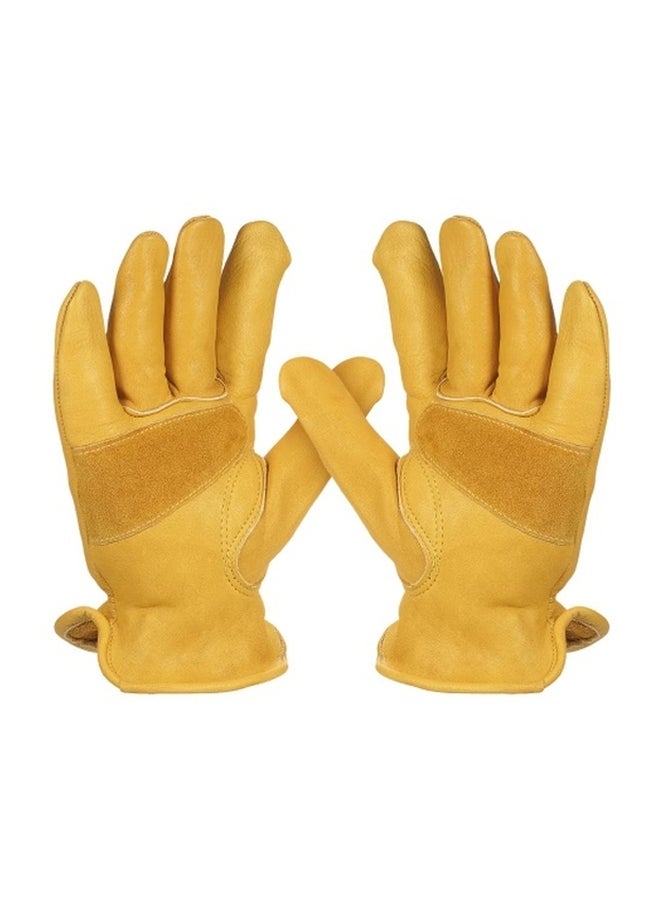 NIBEMINENT Non-Slip Protective Gloves Yellow 26x13cm  - Image 1
