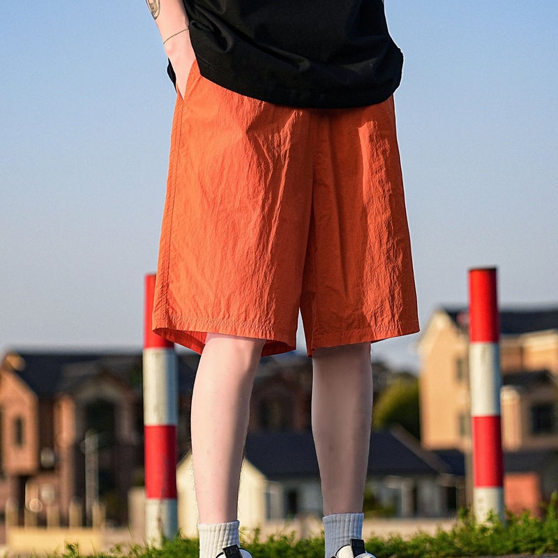 Cool Quick-Drying Shorts Men'S Summer Lightweight Japanese Style Boys Loose Casual Sports Shorts - Image 4