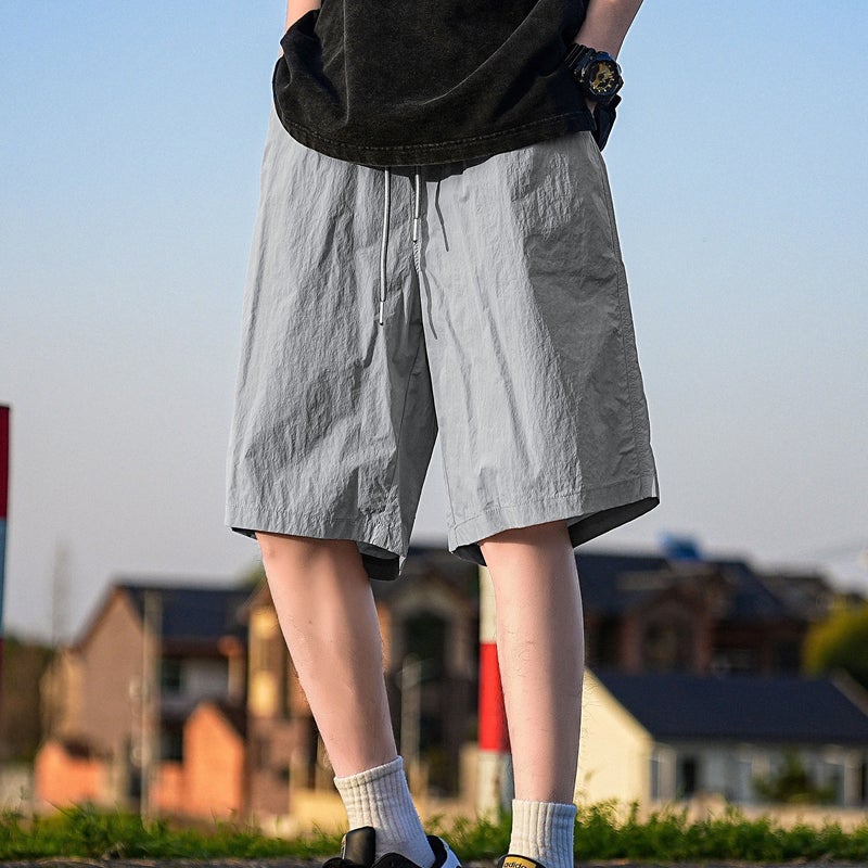 Cool Quick-Drying Shorts Men'S Summer Lightweight Japanese Style Boys Loose Casual Sports Shorts - Image 2