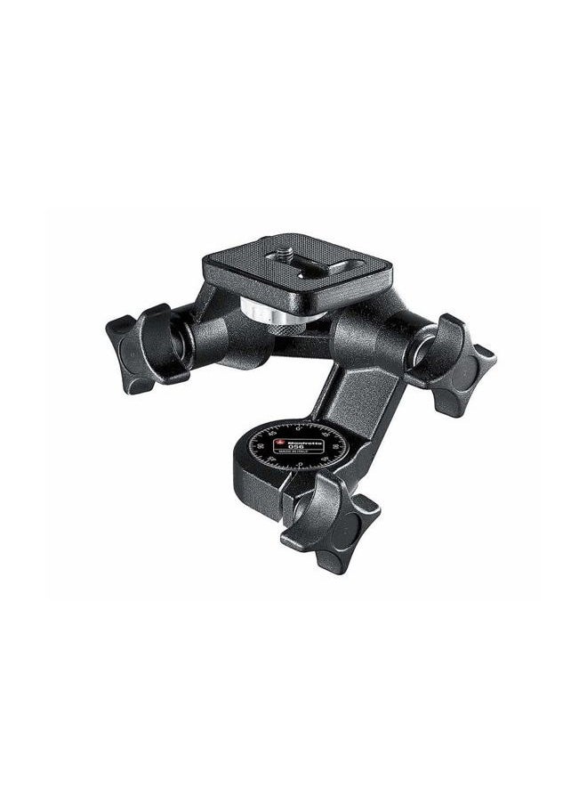 Manfrotto 3D Junior Tripod Head, for Camera Tripods, Fluid Ball Head, Camera Stabilizer, Photography Accessories for Content Creation 