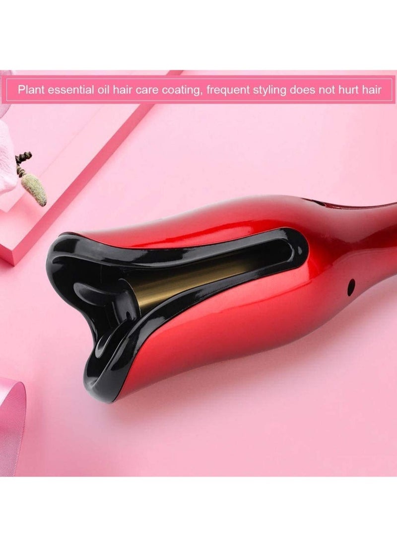 ELTRAZONE - Automatic Hair Curling Iron with Ceramic Ionic Barrel, Smart Anti-Stuck, Auto Rotating Hair Curling Wand with Temperature Display and Timer, Professional Hair Curler Styling Tool (Multi Colour) - Image 1