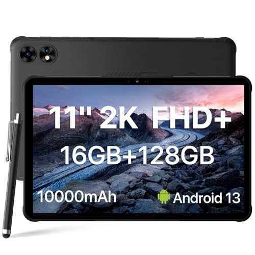 UMIDIGI 2K 11inch Rugged Tablet Android,Active T1 Octa-core 16GB RAM+128GB ROM,10000mAh,16+16+8MP Camera Waterproof Tablet with SIM Card Slot Unlocked/Stylus Pen/4G LTE/WiFi-5/BT 5.0/GPS,Warranty - Image 4