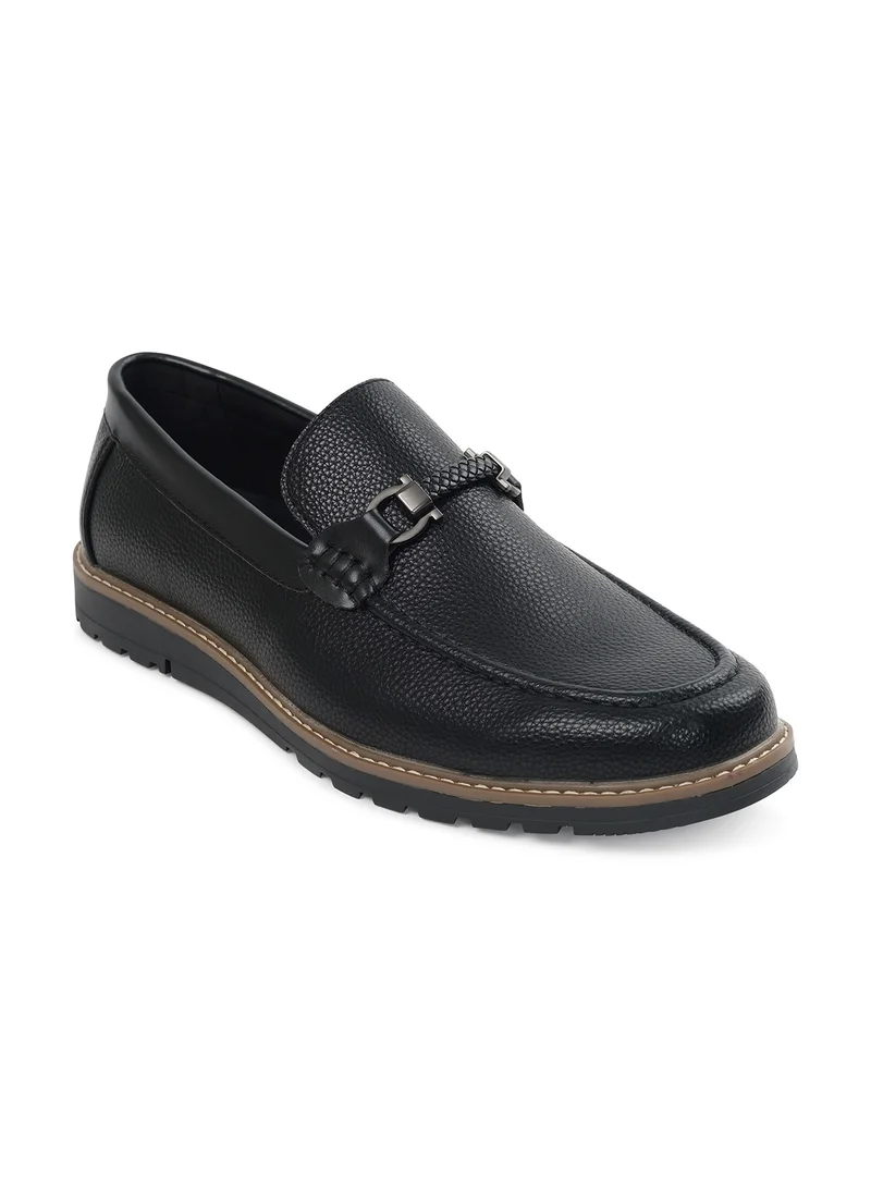 ميلانو Hallan Mens Loafer Casual-Black