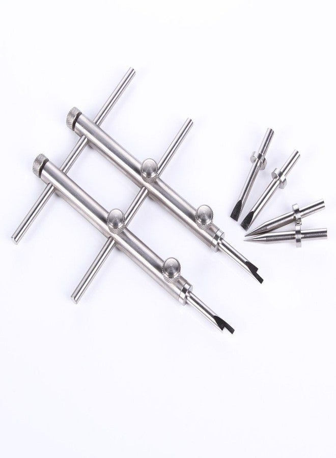 Foto4easy Professional Camera Lens Repair Opening Tool Spanner Wrench-Flat, Half Flat & Pointed (Special Designed for Tiny Lens) - Image 4