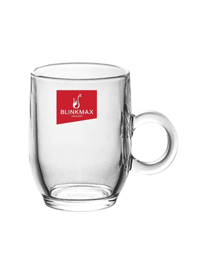 Blinkmax 6-Piece Tea Cup Set Clear 160ml  - Image 2