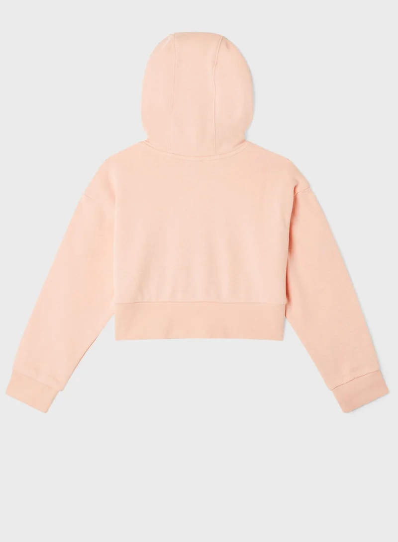 adidas Originals Kids Adicolor Cropped Hoodie