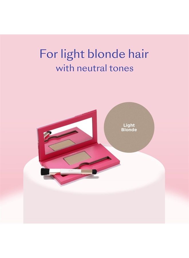 esalon Hair Root Touch Up Powder, Conceal & Cover (Light Blonde) - Hairline Powder for Women - Scalp Concealer & Filler for Thinning & Gray Hair Coverage - Creates Thicker & Fuller-Looking Hair - Image 3