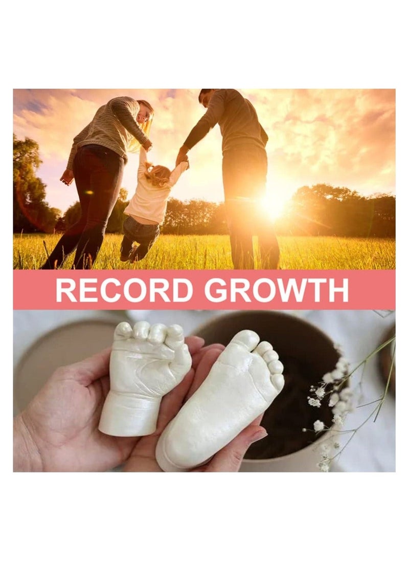 Baby Keepsake Hand Casting Kit Kids Keepsake Sculptures Infant Hand Foot Molding Plaster Hand Moldings Casting Kit for First Birthday Newborn Gifts Kids - Image 3