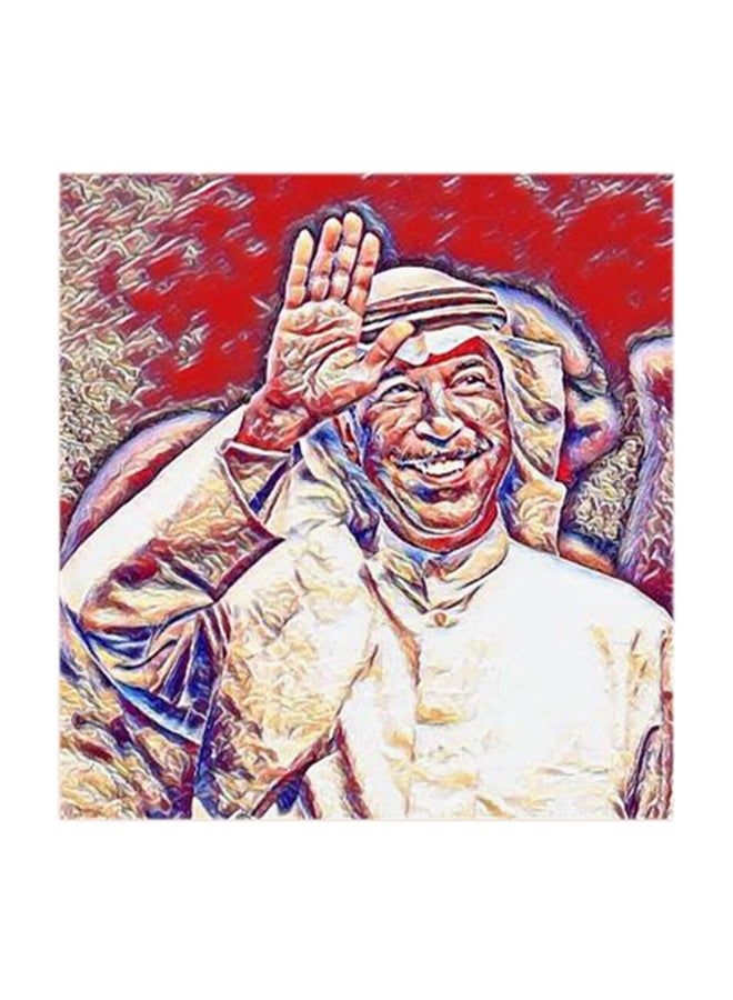 RYN فن الجدران من MDF لعبدالله الرويشد متعدد الألوان 30x30 سنتيمتر - Image 2