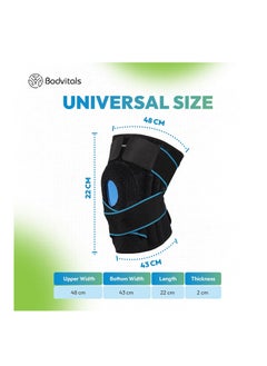 BODVITALS Knee Brace for Women & Men | Adjustable Knee Brace for Women | Knee Compression Sleeve for Knee Pain Relief | Knee Brace with Side Stabilizers | Knee Support for Weightlifting - pzsku/Z14AF14FE3D4EC07D26D1Z/45/_/1723536404/b1ea0e88-6130-4795-acf2-1236940eb1f2