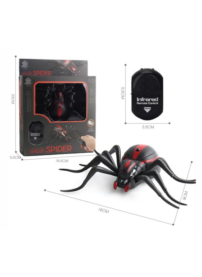 Generic Children's Electric Wireless Remote Control Simulation Centipede Scorpion Beetle Spider Whole Person Spoof Animal Model Toy-Color:9915 Remote Control Spider 149g  - Image 1