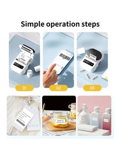 Generic Label printer Handheld mini portable self-adhesive sticker home Bluetooth version barcode label maker  - Image 2
