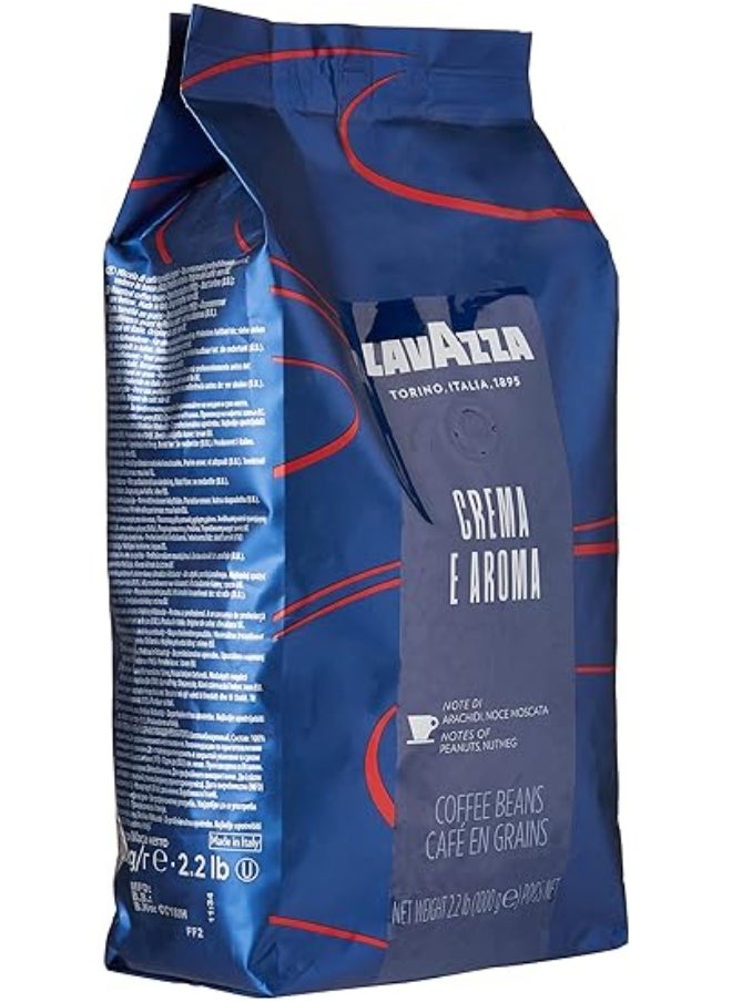 Lavazza Lavazza Coffee Beans Blend, Crema E Aroma, Robusta and Arabica, 1 Kg Pack  - Image 5