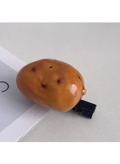 Creative Quirky Snack-Themed Hair Clips for Kids Potatoes