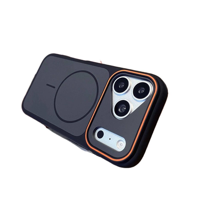 PC MagSafe Case for iPhone 16 / 16 Plus / 16 Pro / 16 Pro Max with Drop Protection and Anti-Fingerprint plus Shockproof plus Strong Magnetic plus Two-Tone Design in Black - ModaStar - Image 1