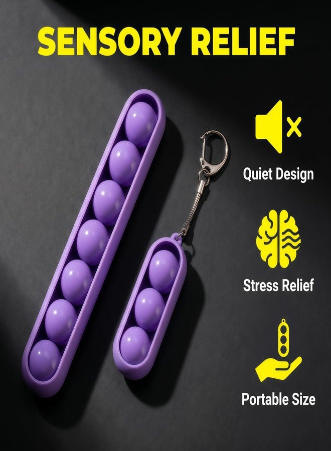 Shrandi Satisfying Silent Fidget Clicker for Adults, Stress Anxiety Relief Sensory Fidget Toys, Cool Gadgets for Men Women Office Travel Daily Use (Tranquil) - Image 2