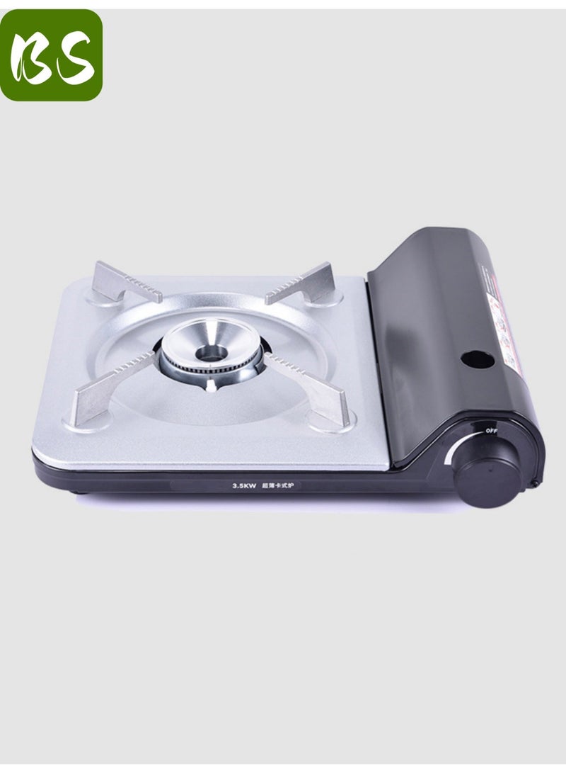 BS Logistics delays, emergency supply | Ultra-thin portable cassette stove | Outdoor camping stove | emergency gas stove、camp stove、camping accessories、camping stove、portable gas stove、portable stove | Lightweight design | Easy to carry | Quick installation | High fuel efficiency | Durable materials. - Image 3