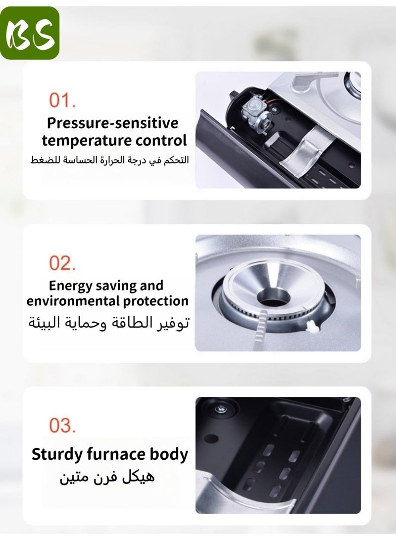 BS Logistics delays, emergency supply | Ultra-thin portable cassette stove | Outdoor camping stove | emergency gas stove、camp stove、camping accessories、camping stove、portable gas stove、portable stove | Lightweight design | Easy to carry | Quick installation | High fuel efficiency | Durable materials. - Image 4