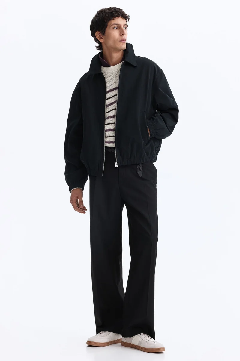 H&M Collared cotton jacket