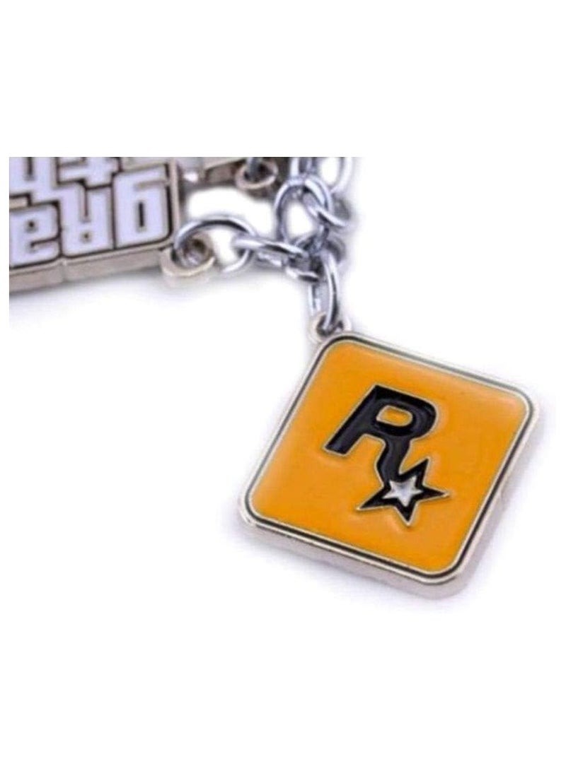 Rockstar Games Multi Pendant Gaming Key Holder Game GTA V Grand Theft Auto 5 Keychain For Fans Key Chain Key Ring - Image 2