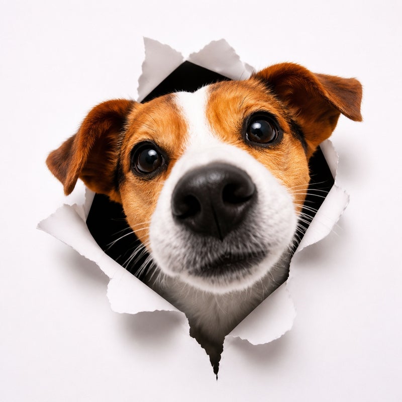 Cute Dog Print Throw Pillow Cover Decorative Sofa Cushion Cover Soft Home Decor - Image 1