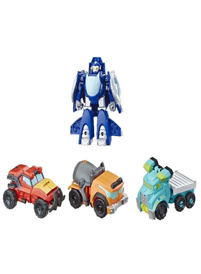 PLAYSKOOL Playskool Heroes Transformers Rescue Bots Academy Team Pack, 4 Collectible 4.5-inch Converting Action Figures, Toys for Kids Ages 3 and Up  - Image 3