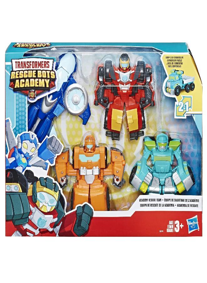 PLAYSKOOL Playskool Heroes Transformers Rescue Bots Academy Team Pack, 4 Collectible 4.5-inch Converting Action Figures, Toys for Kids Ages 3 and Up  - Image 2