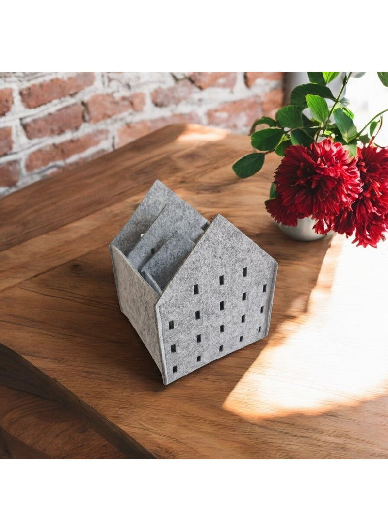 Next Craft Decorative Box Organizer Storage Box Basket 3 Pieces 3mm Felt  - Image 2