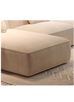 KARNAK Karnak Molly U Shape Sofa For A Modern Lounge And Cozy Corner Linen Fabric Beige  - Image 5