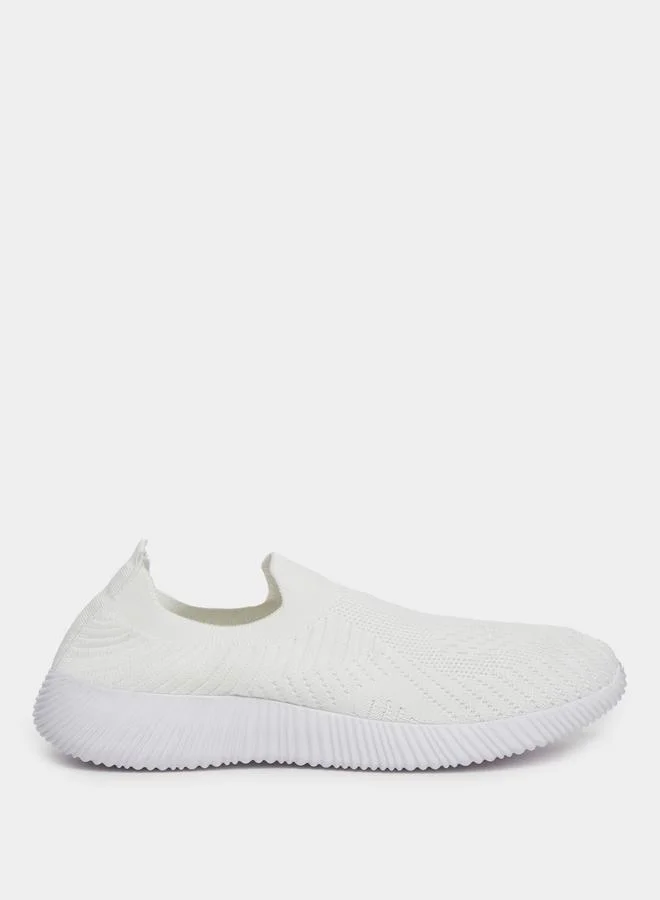 Styli Styli Textured Slip On Sneakers