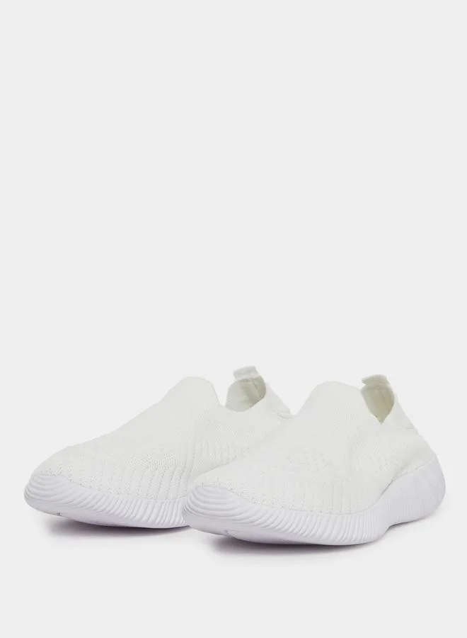 Styli Styli Textured Slip On Sneakers